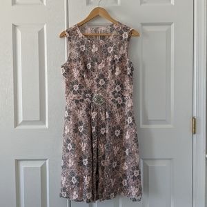 Pink Adrianna Pappell Cocktail Dress